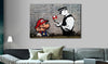 Quadro-Mario-and-Cop-by-Banksy