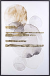 Quadro moderno Stampa su tela Oro su Bianco 62 X 92 cm minimalista bold Casa e cucina/Decorazioni per interni/Arte/Poster e stampe Decor Space - Altamura, Commerciovirtuoso.it