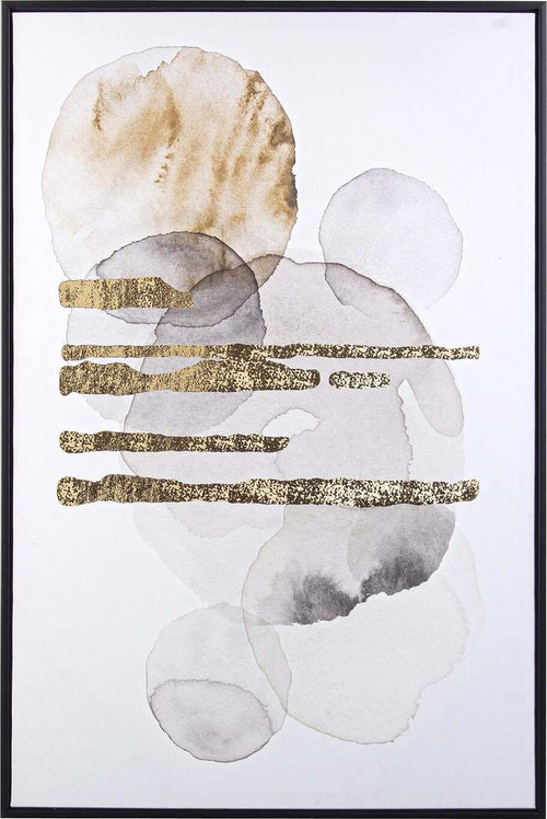 Quadro moderno Stampa su tela Oro su Bianco 62 X 92 cm minimalista bold Casa e cucina/Decorazioni per interni/Arte/Poster e stampe Decor Space - Altamura, Commerciovirtuoso.it