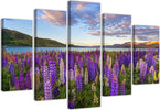Quadro-Multipannello-Fiori-del-Lago-della-Lavanda