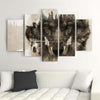 Quadro-Multipannello-Lupo-Foresta-Animali-Natura