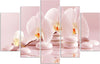 Quadro-Multipannello-Orchidea-a-fiore-rosa