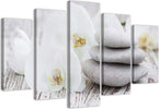 Quadro-Multipannello-Pietre-termali-Zen-Orchid