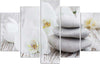 Quadro-Multipannello-Pietre-termali-Zen-Orchid