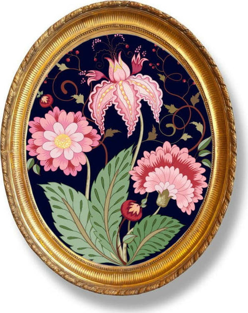 Quadro-ovale-Fiori-Velvet-40x50-cm-Really-Nice-Things