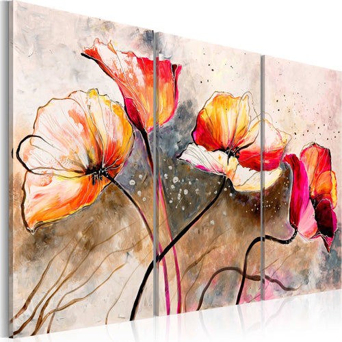 Quadro-Papaveri-frustati-dal-vento