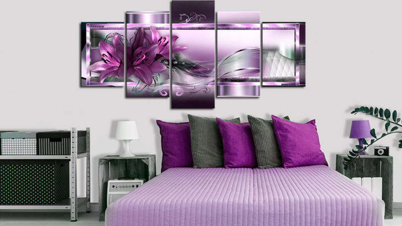 Quadro-Purple-Lilies