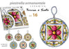 Quadro Quadretto Piastrella In Ceramica Porcellana Tondo 16 Cm 6 Decori 828928 Casa e cucina/Decorazioni per interni/Arte/Poster e stampe Trade Shop italia - Napoli, Commerciovirtuoso.it