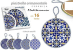 Quadro Quadretto Piastrella Ornamentale In Ceramica Tondo 16 Cm 6 Decori 730689 Casa e cucina/Decorazioni per interni/Arte/Poster e stampe Trade Shop italia - Napoli, Commerciovirtuoso.it