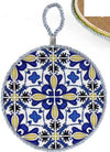 Quadro Quadretto Piastrella Ornamentale In Ceramica Tondo 16 Cm 6 Decori 730689 Casa e cucina/Decorazioni per interni/Arte/Poster e stampe Trade Shop italia - Napoli, Commerciovirtuoso.it