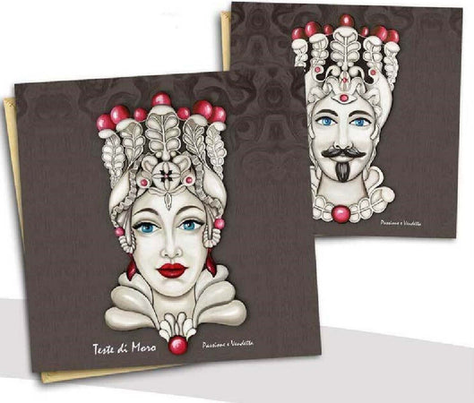 Quadro Quadretto Testa Di Moro Tela Su Legno 45x45x1,8cm Vari Decori Moro 820076 Casa e cucina/Decorazioni per interni/Arte/Poster e stampe Trade Shop italia - Napoli, Commerciovirtuoso.it