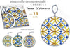 Quadro-Quadretto-Tonda-18cm-Ceramica-Terra-D'amuri-Con-Cordino-Decori-Ass.-816543