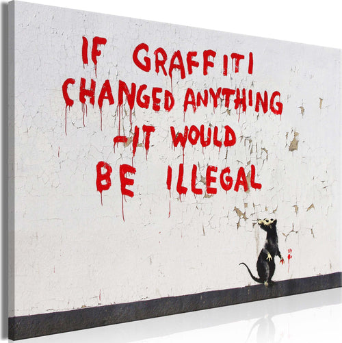 Quadro-Quotes-Graffiti-(1-Part)-Wide