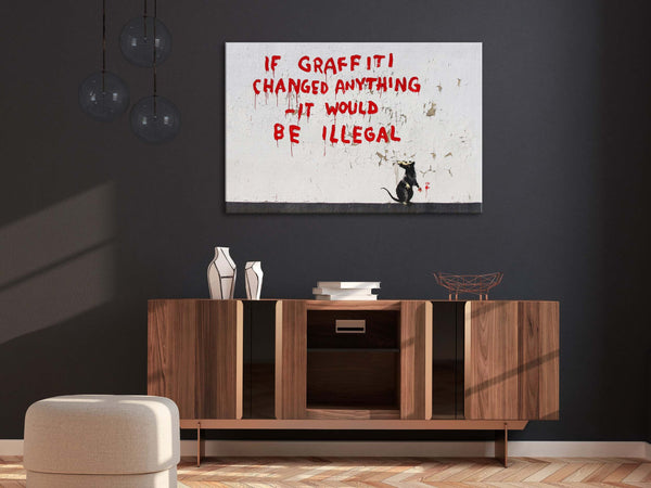 Quadro-Quotes-Graffiti-(1-Part)-Wide