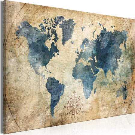 Quadro-Retro-Map-(1-Part)-Wide