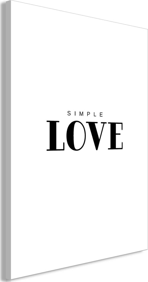 Quadro-Simple-Love-(1-Part)-Vertical