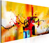 Quadro-Street-Melodies-(1-Part)-Orange-Wide