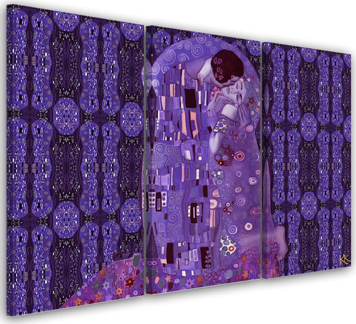 Quadro-su-tela-3-pannelli,-Adempimento-di-una-donna-astrazione