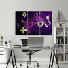Quadro-su-tela-3-pannelli,-Console-di-gioco