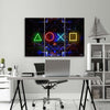 Quadro-su-tela-3-pannelli,-Console-di-gioco