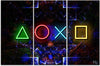 Quadro-su-tela-3-pannelli,-Console-di-gioco