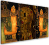 Quadro-su-tela-3-pannelli,-Judyta-con-la-testa-di-Holofernes
