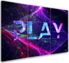 Quadro-su-tela-3-pannelli,-L'astrazione-dell'iscrizione