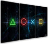 Quadro-su-tela-3-pannelli,-Pulsanti-per-il-controller