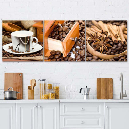 Quadro-su-tela-3-pezzi-Caffè-e-cannella