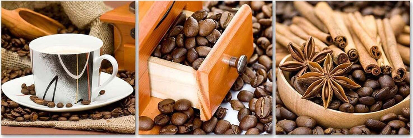 Quadro-su-tela-3-pezzi-Caffè-e-cannella