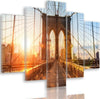 Quadro-su-tela-5-pannelli-Ponte-di-Brooklyn-New-York