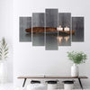 Quadro-su-tela-5-pannelli-Zen-Spa-Candle-Wood