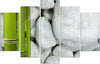 Quadro-su-tela-5-pannelli-Zen-Stones-Bamboo-Spa