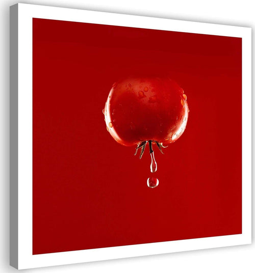 Quadro-su-tela,-Acqua-vegetale-di-pomodoro-rosso