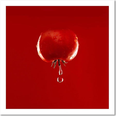 Quadro-su-tela,-Acqua-vegetale-di-pomodoro-rosso