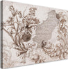 Quadro-su-tela,-Affresco-vegetale-su-intonaco-che-cade