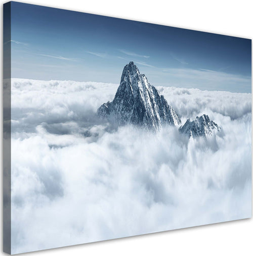 Quadro-su-tela,-Alpi-sopra-le-nuvole