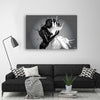 Quadro-su-tela,-Amore-per-la-coppia-di-astrazione-di-caffè-e-latte