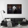 Quadro-su-tela,-Animali-in-giacca-e-cravatta
