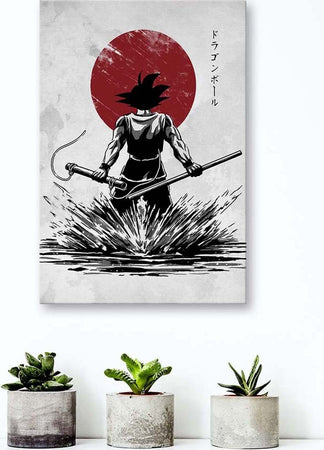 Quadro-su-tela,-Anime-Manga-Samurai