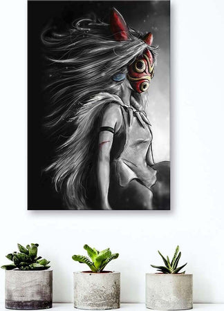 Quadro-su-tela,-Anime-Principessa-Mononoke