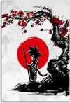 Quadro-su-tela,-Anime-Saiyan-sotto-il-sole