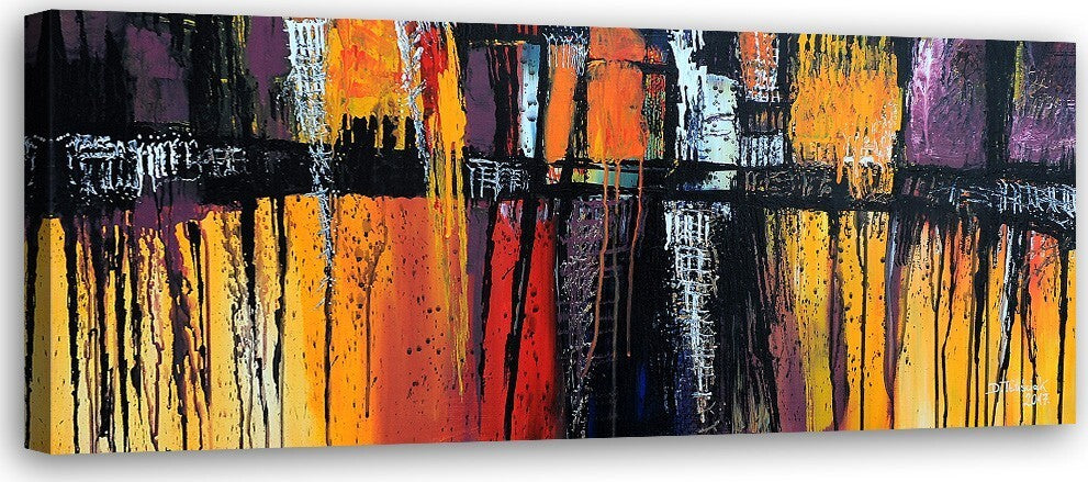 Quadro-su-tela,-Astrazione-colorata