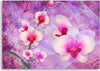 Quadro-su-tela,-Astrazione-dei-fiori-di-orchidea