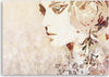 Quadro-su-tela,-Astrazione-del-viso-della-donna