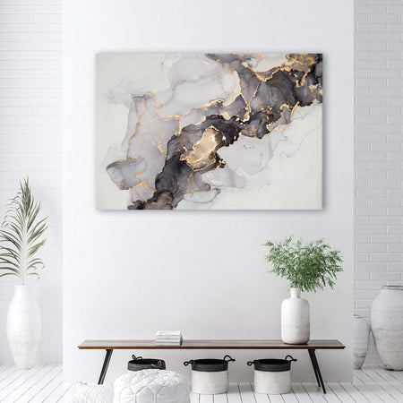 Quadro-su-tela,-Astrazione-della-trama-in-marmo