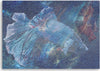 Quadro-su-tela,-Astrazione-di-fiori-blu
