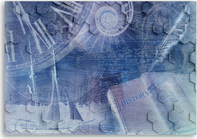 Quadro-su-tela,-Astrazione-di-tempo-medio