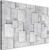 Quadro-su-tela,-Astrazione-in-calcestruzzo-geometrico