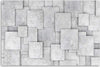 Quadro-su-tela,-Astrazione-in-calcestruzzo-geometrico